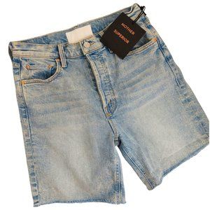 NWT MOTHER The Tripper Fray Cutoff Shorts Size 28